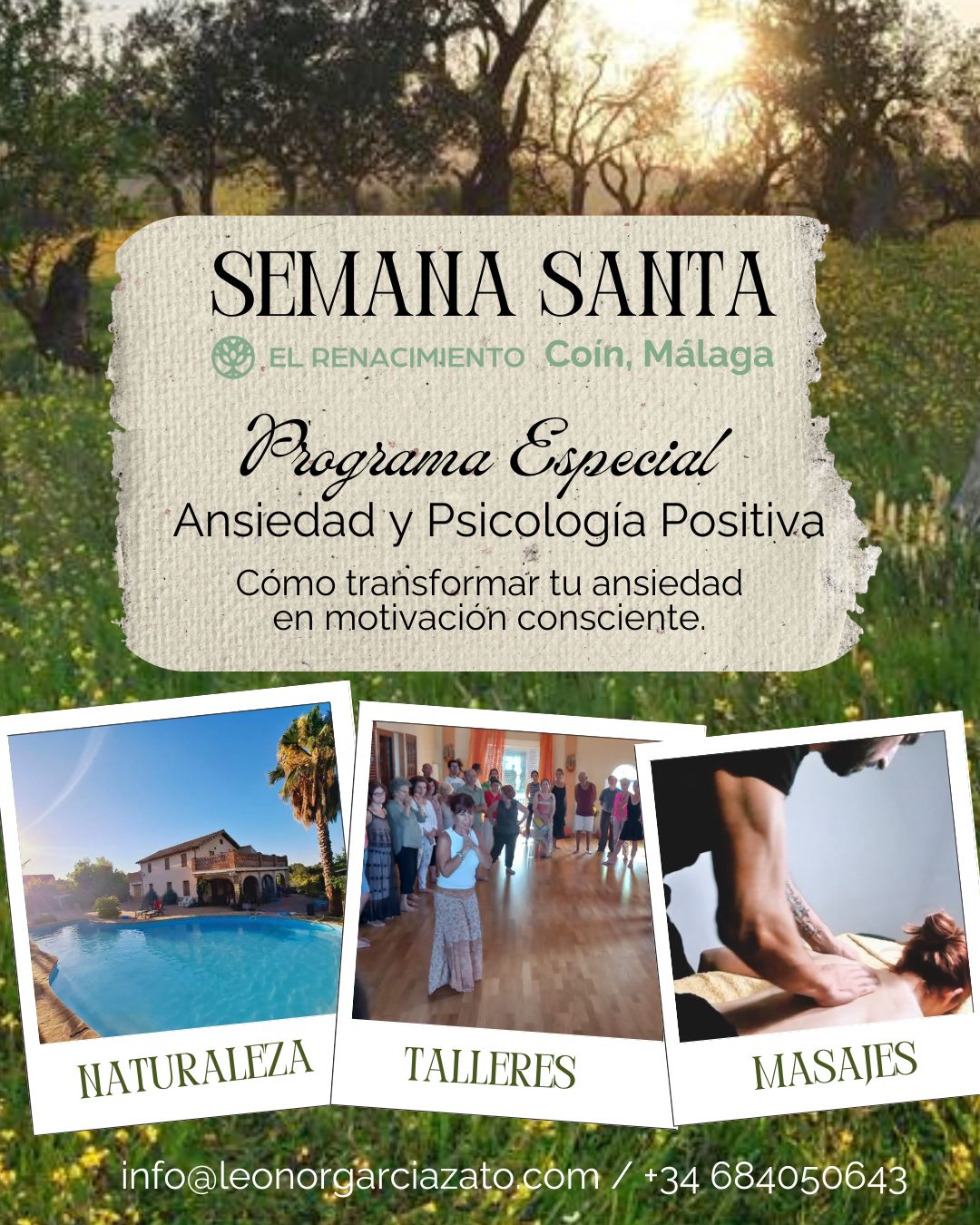 Semana Santa en Málaga, Retiro especial Ansiedad